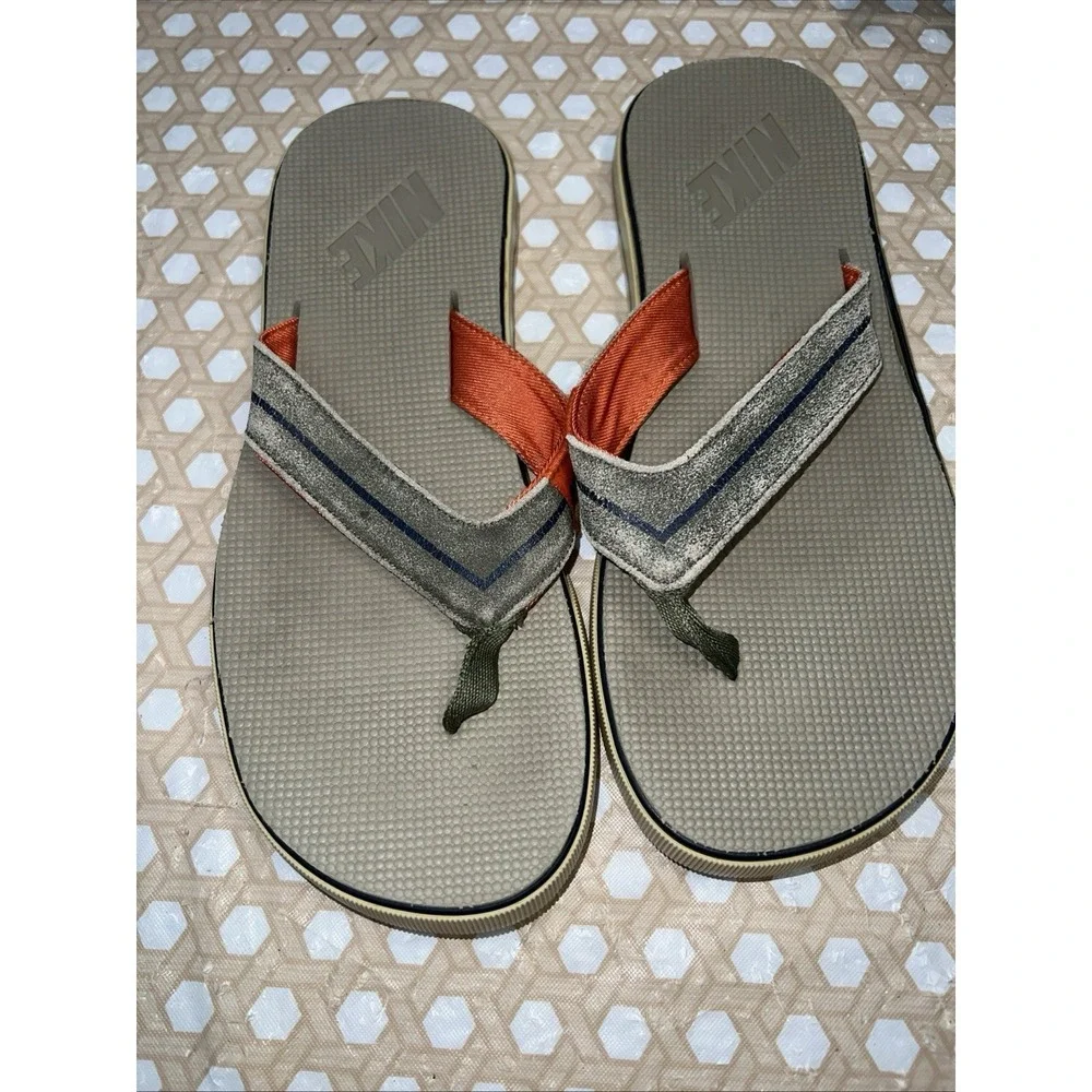 Mens‎ Nike Vintage  Sandals Flip Flops Size 7